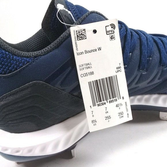 Adidas NEW Women's Icon Bounce Softball Cleats Size 8.5 - Picture 2 of 13